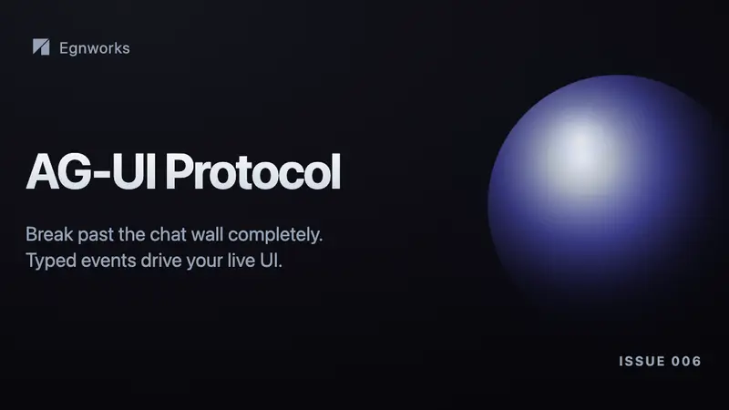 Building Agentic Frontend Interfaces with AG UI Protocol