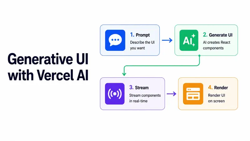 Generative UI with Vercel AI SDK: Streaming React Components from AI