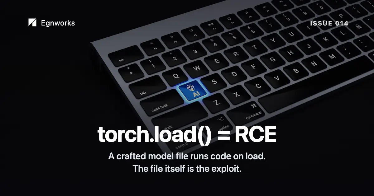 Pickle Deserialization RCE How a Malicious AI Model Runs Code the Moment You Load It