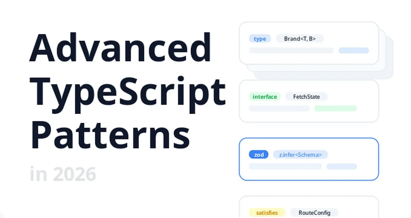 Advanced TypeScript Patterns Every Frontend Developer Should Know in 2026