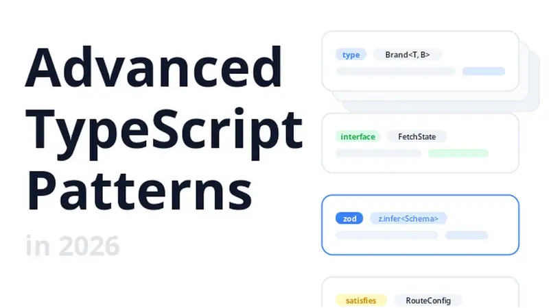 Advanced TypeScript Patterns Every Frontend Developer Should Know in 2026