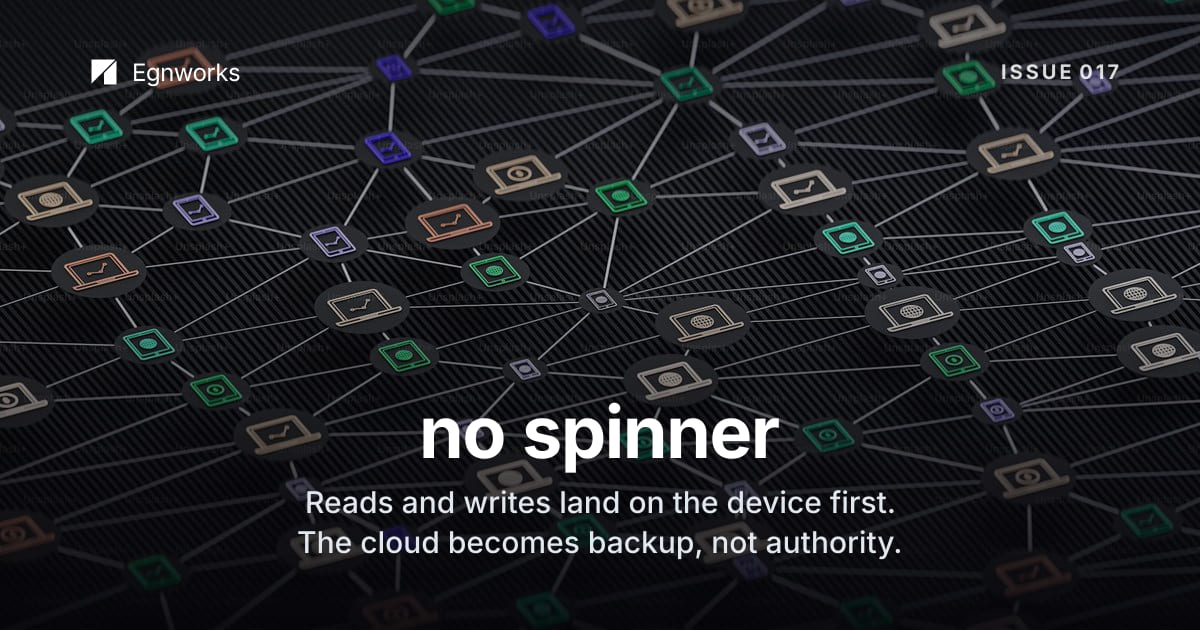 Local First Architecture for Frontend Applications